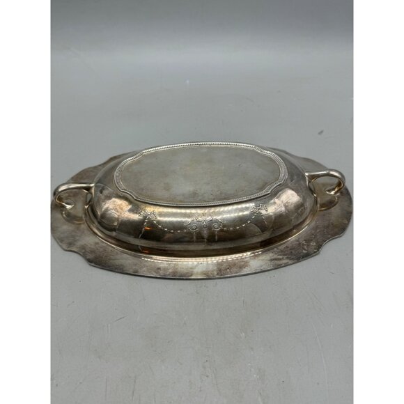 Vintage Oval Serving Bowls With Ornate Rim Detailing Set Of 2 oval 11.5" READ - Picture 13 of 16